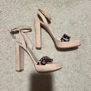 Gianvito Rossi Suede Platform Sandals